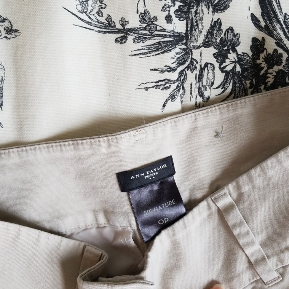 Ann Taylor Petite Cropped Dress Pants - Picture 4 of 4